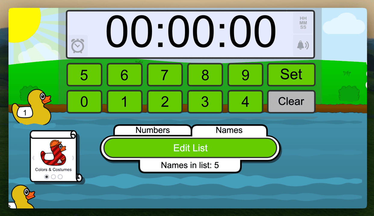 Online Duck Race Timers - Free Duck Racing Game
